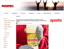 Tablet Screenshot of apenta.hu